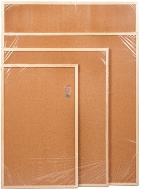 Tablica korkowa 40 cm x 60 cm w ramie drewnianej (CET46) - CETUS-BIS