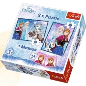 Puzzle Siostry 2w1+memos (90617)