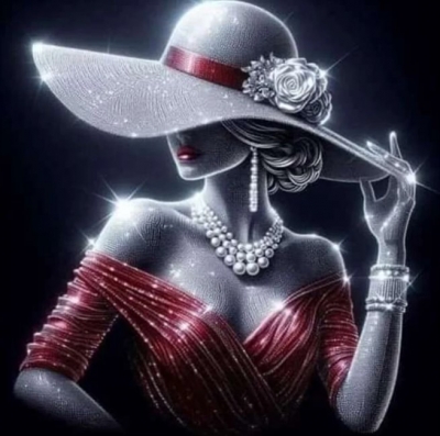 <img src='https://webimage.pl/pics/172/7/d5906196017172.jpg' style='height:440px' /> Diamentowa Mozaika Kobieta diamentowa elegancja NO-2001717