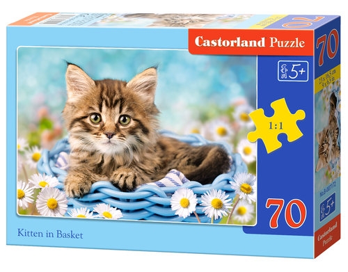 Puzzle Kittens in a Basket 70 (007172)