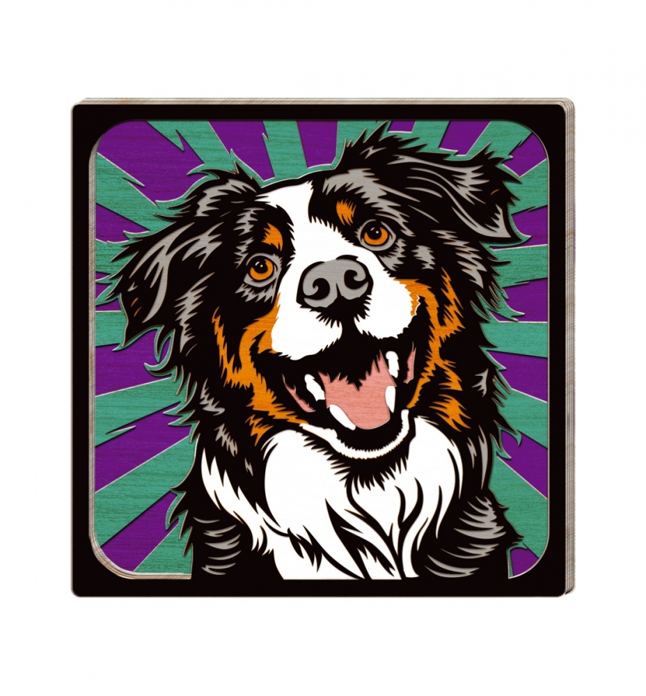 Zestaw do tworzenia obrazów z drewna - pies