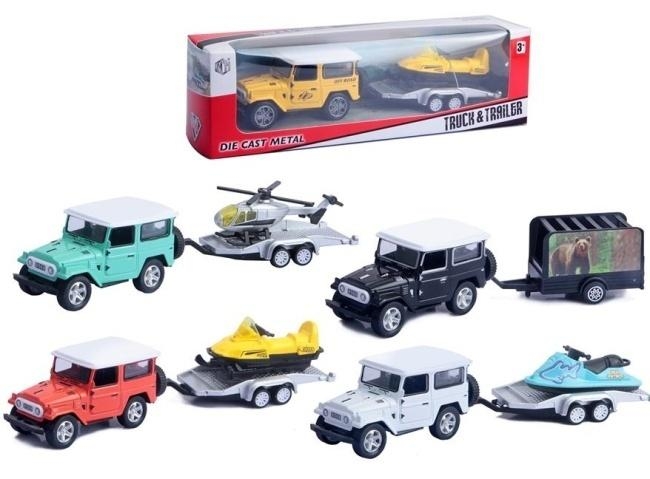 Jeep laweta metal z napędem