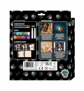 Zestaw do tworzenia obrazów z drewna - pies