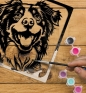 Zestaw do tworzenia obrazów z drewna - pies