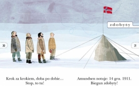 Czytam sobie. Wyprawa na biegun. O ekspedycji Amundsena.