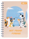 Happy Color, Notes na spirali A5/80k - CAT&DOG