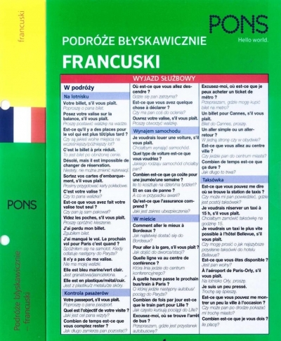 Francuski Podróże błyskawicznie