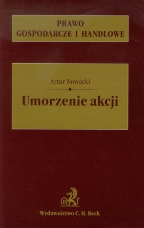 Umorzenie akcji - Nowacki Artur<br />