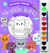 Malowanie farbkami. Słodkie kotki