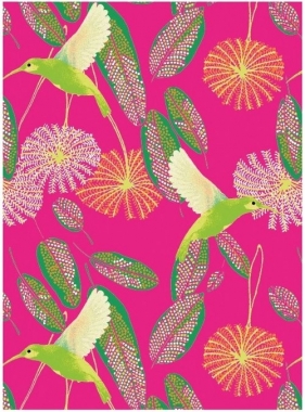Karnet B6 z kopertą Hummingbirds