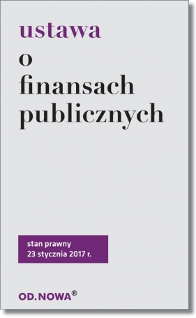 Ustawa o finansach publicznych