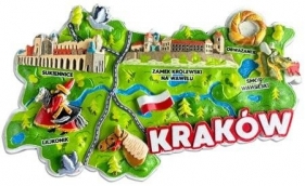 Magnes I love Poland Kraków ILP-MAG-C-KRA-65