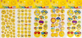 Naklejki Smile wypukłe 5szt
