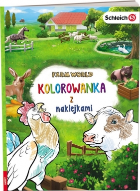 Schleich Farm World Kolorowanka z naklejkami