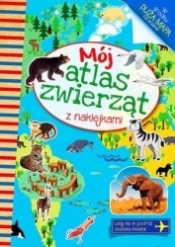 Mój atlas zwierząt z naklejkami - Opracowanie zbiorowe