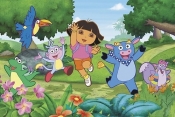 Dora bohaterowie bajki - <br />