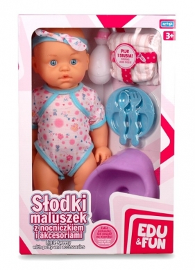 EDU&FUN Słodki maluszek z nocnikiem i akcesoriami (124174)