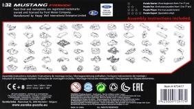 Puzzle 3D Cars: Ford Mustang - poziom 3/4 (108395)