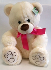 Miś Wincenty siedzący kremowy 40cm - <br />