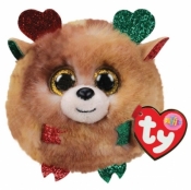 Ty Puffies: Fudge - maskotka Świąteczny renifer (TY42517)