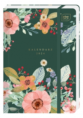 Kalendarz 2024 książkowy A6 - Garden