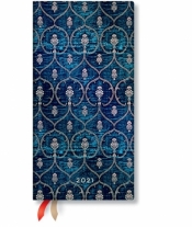 Kalendarz książkowy slim 2021 12M Blue Velvet
