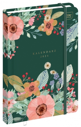 Kalendarz 2024 książkowy A6 - Garden
