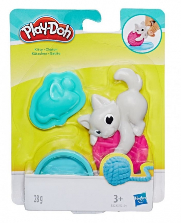 Masa plastyczna PlayDoh Zwierzątka z akcesoriami Kitty (E2124/E2237)