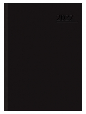 Kalendarz 2027 dzienny A5 basic czarny TOP2000