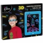Magiczna neonowa tablica 3D LED niebieska