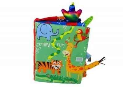 <img src='https://webimage.pl/pics/175/1/d5905679071175.jpg' style='height:440px' /> Książeczka miękka zwierzęta z dżungli