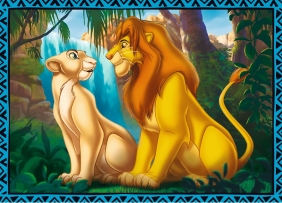 Puzzle 4w1: Król Lew i przyjaciele (34317)