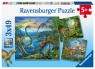 Ravensburger, Puzzle 3w1: Dinozaury (9317)Wiek: 5+