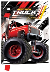 Pamiętnik z kłódką Monster Truck Team 14x18cm 80 kartek
