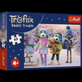 Puzzle 60 Zimowy Robobot Rodzina Treflików 17417