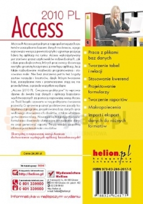 Access 2010 PL Ćwiczenia praktyczne - Mendrala Danuta, Szeliga Marcin