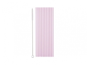 Słomki plastikowe 23cm fioletowe 12szt