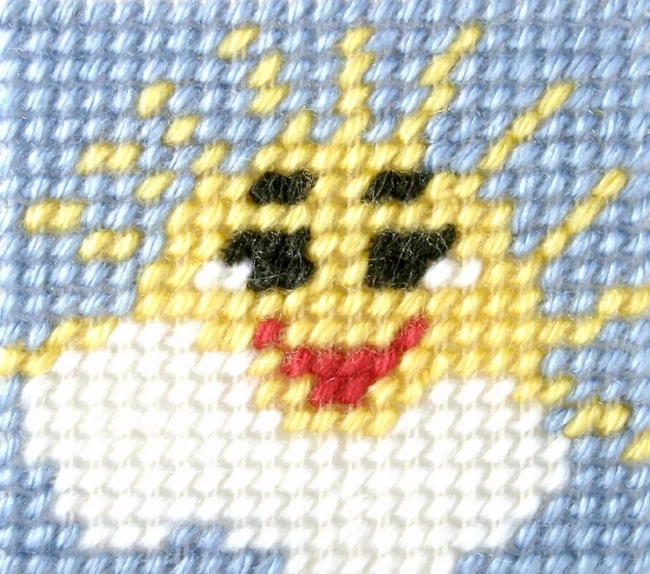 Haft. Moje pierwsze wyszywanie - Słońce