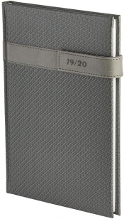 Kalendarz nauczyciela 2019/20 A5T Carbon magnes Szary (A5TN100B-SZARY)