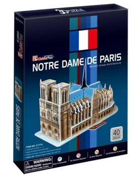 Puzzle 3D: Katedra Notre Dame w Paryżu (306-20717)