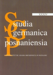Studia Germanica Posnaniensia XXXIV - <br />