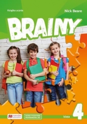 Brainy 4 SB (wersja wieloletnia) MACMILLAN (Uszkodzona okładka) - Nick Beare