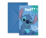 Zaproszenia z kopertami Stitch & Angel Disney 6szt