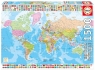Puzzle 1500 elementów, Mapa polityczna (17117) od 12 lat