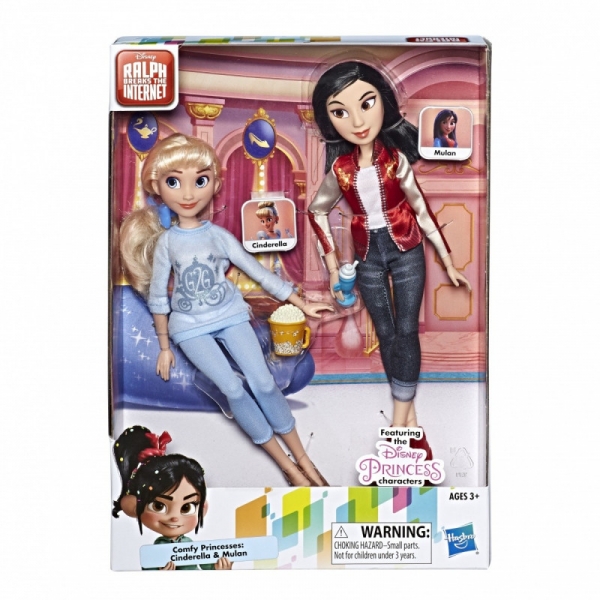 Lalka Księżniczki Disneya Księżniczka Kopciuszek i Mulan (E7356/E7414)