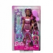 Barbie Lalka fioletowa z włosami