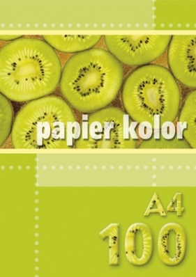 Papier kolorowy A4 100k żółty