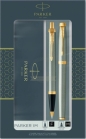 Komplet 2019 IM Brushed Metal GT – pióro kulkowe + długopis (P-2093217)