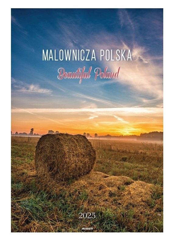 Kalendarz 2025 A3 Duży Malownicza Polska