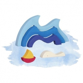 Puzzle Mój mały statek na morzu